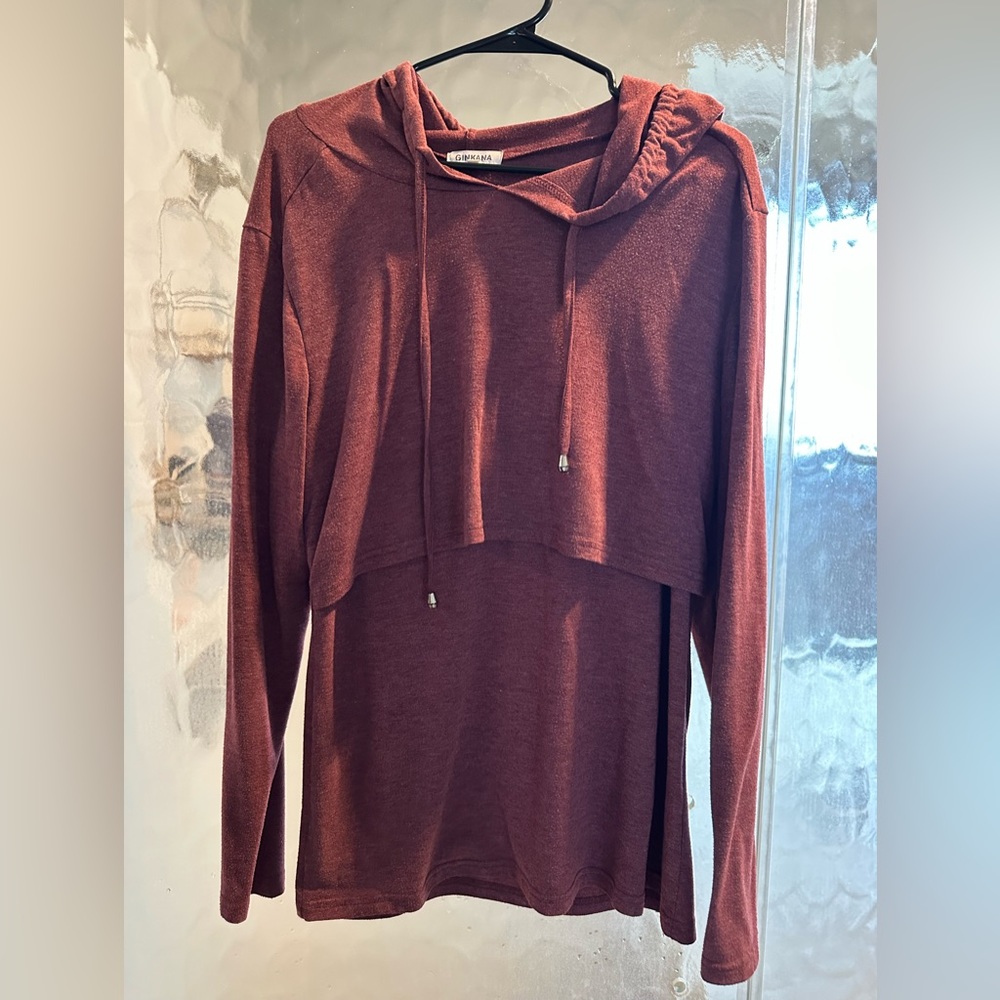 Nursing hoodie, lightweight